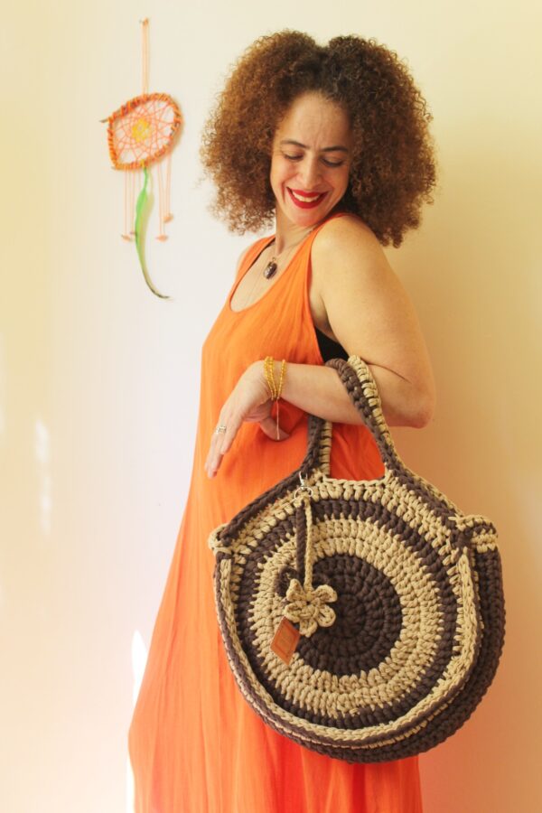 Bolsa Lua Cheia tons de marrom - Image 3