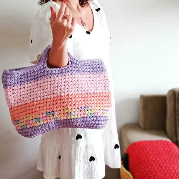 Bolsa La Loba em tons lilás - Image 3