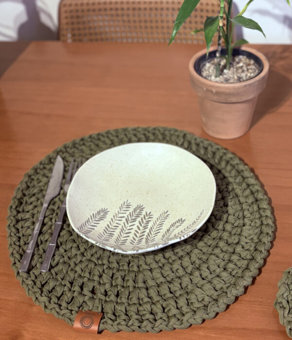Suplá em Fio de Malha cor verde musgo – Natural de Damasco - Image 7