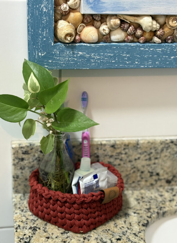 Cachepô de Coração Canela com Base de MDF - Image 6