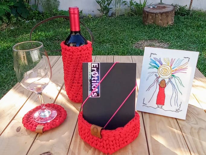 Coleção "Versos & Laçadas de Natal"/ na cor vermelho